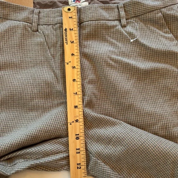 NWT L.L. Bean Classic Fit Petite Tan dress Pants SZ 12 P - Picture 8 of 10